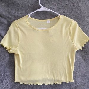 PacSun M, never worn, light yellow
